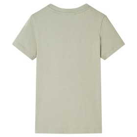 Kinder-T-Shirt Helles Khaki 116