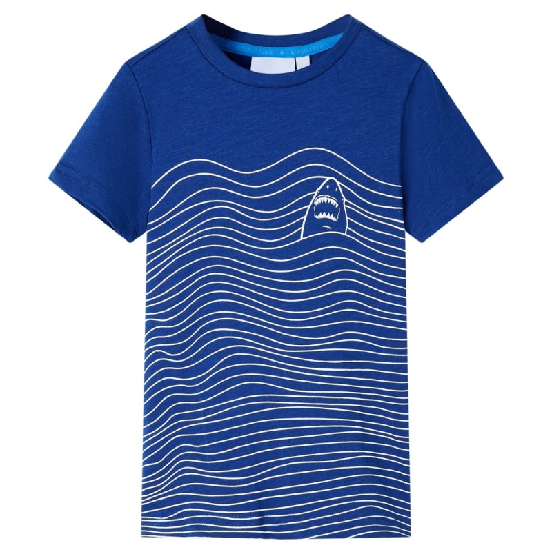 Kinder-T-Shirt Dunkelblau 128 Kinder-T-Shirt Dunkelblau 128