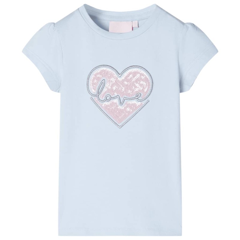 Kinder-T-Shirt Hellblau 140 Kinder-T-Shirt Hellblau 140