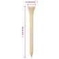 vidaXL Golf-Tees 1000 Stk. 70 mm Bambus vidaXL Golf-Tees 1000 Stk. 70 mm Bambus