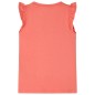 Kinder-T-Shirt mit Rüschenärmeln Korallenrosa 128 Kinder-T-Shirt mit Rüschenärmeln Korallenrosa 128