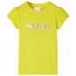Kinder-T-Shirt mit Flügelärmeln Knallgelb 104 Kinder-T-Shirt mit Flügelärmeln Knallgelb 104