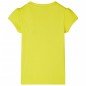 Kinder-T-Shirt mit Flügelärmeln Knallgelb 104 Kinder-T-Shirt mit Flügelärmeln Knallgelb 104