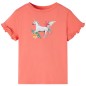 Kinder-Kurzarmshirt Korallenrosa 92 Kinder-Kurzarmshirt Korallenrosa 92