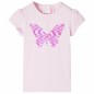 Kinder-T-Shirt mit Flügelärmeln Zartrosa 128 Kinder-T-Shirt mit Flügelärmeln Zartrosa 128
