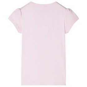 Kinder-T-Shirt mit Flügelärmeln Zartrosa 128