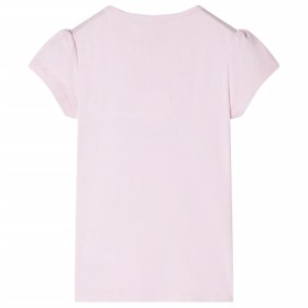 Kinder-T-Shirt mit Flügelärmeln Zartrosa 104
