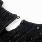 Kinderkleid mit Langen Ärmeln Schwarz 92 Kinderkleid mit Langen Ärmeln Schwarz 92