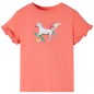 Kinder-Kurzarmshirt Korallenrosa 116 Kinder-Kurzarmshirt Korallenrosa 116