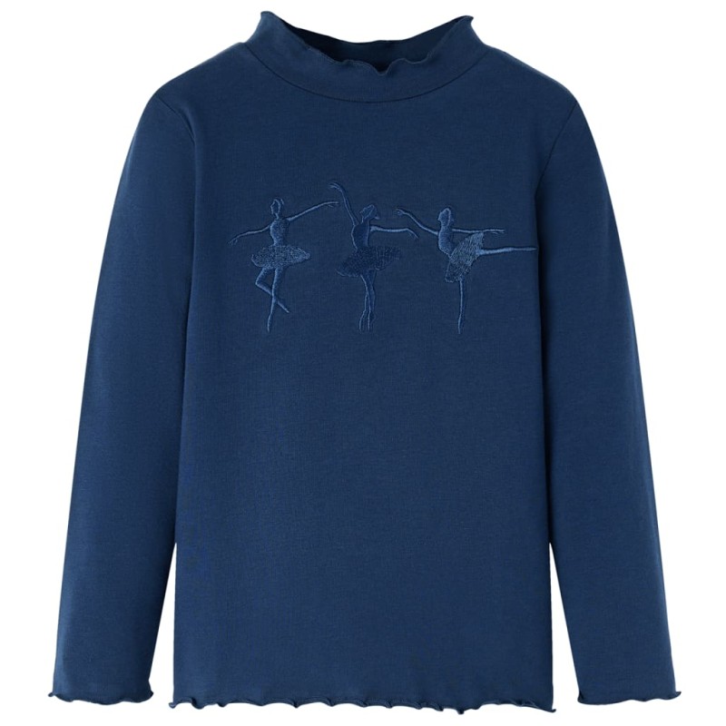 Kinder-Langarmshirt Marineblau 92 Kinder-Langarmshirt Marineblau 92