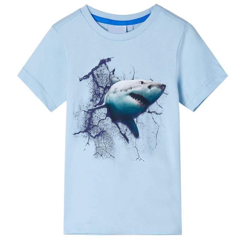 Kinder-T-Shirt Hellblau 140 Kinder-T-Shirt Hellblau 140