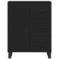Highboard Schwarz 69,5x34x180 cm Holzwerkstoff Highboard Schwarz 69,5x34x180 cm Holzwerkstoff
