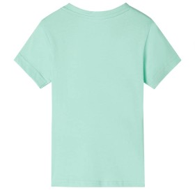 Kinder-T-Shirt Hellgrün 116