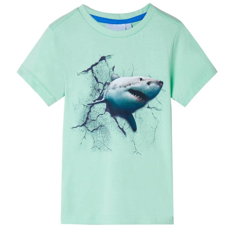 Kinder-T-Shirt Hellgrün 140 Kinder-T-Shirt Hellgrün 140
