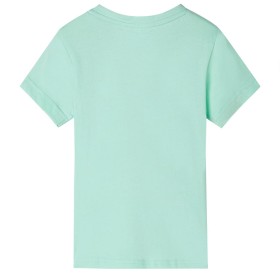 Kinder-T-Shirt Hellgrün 140