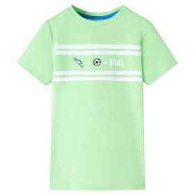 Kinder T-Shirt Neongrün 92