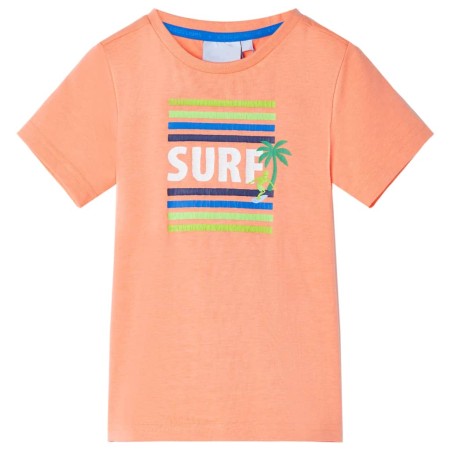 Kinder-T-Shirt Neonorange 92
