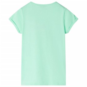Kinder-T-Shirt Hellgrün 92