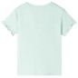 Kinder-T-Shirt Helles Minzgrün 128 Kinder-T-Shirt Helles Minzgrün 128