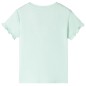 Kinder-T-Shirt Helles Minzgrün 104 Kinder-T-Shirt Helles Minzgrün 104