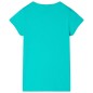 Kinder T-Shirt Minzgrün 104 Kinder T-Shirt Minzgrün 104