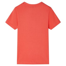 Kinder-T-Shirt Hellrot 116