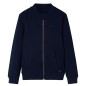 Kinder-Sweatshirt mit Reißverschluss Marineblau 104 Kinder-Sweatshirt mit Reißverschluss Marineblau 104