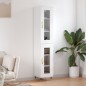 Highboard Weiß 34,5x34x180 cm Holzwerkstoff Highboard Weiß 34,5x34x180 cm Holzwerkstoff