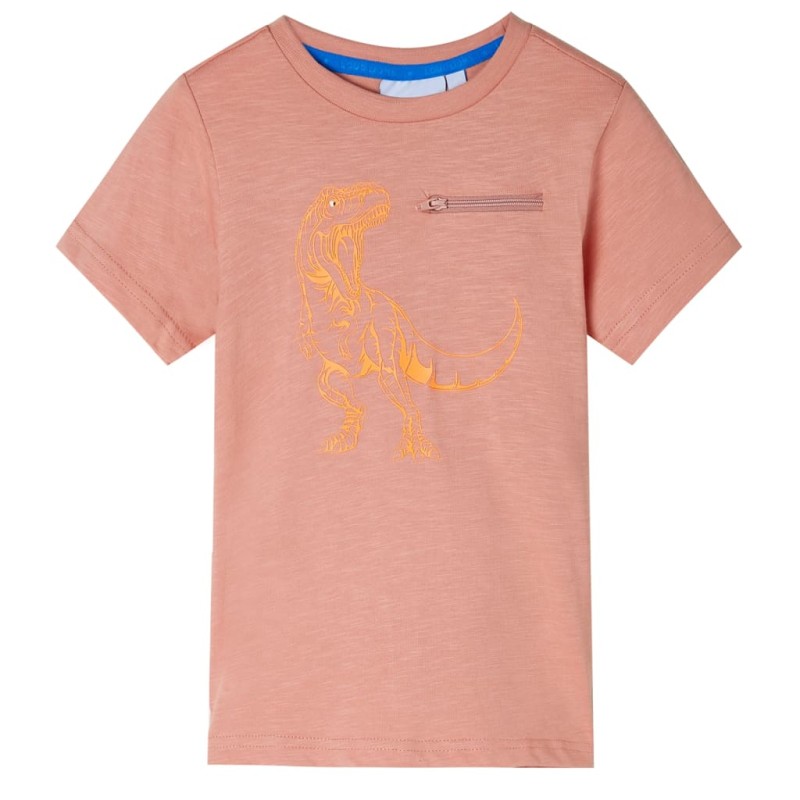 Kinder-Kurzarmshirt Hellorange 104 Kinder-Kurzarmshirt Hellorange 104
