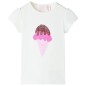 Kinder-T-Shirt Ecru 128 Kinder-T-Shirt Ecru 128
