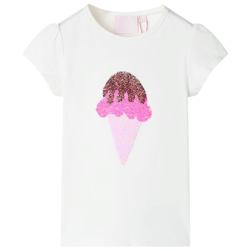 Kinder-T-Shirt Ecru 104 Kinder-T-Shirt Ecru 104