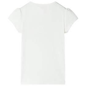 Kinder-T-Shirt Ecru 104