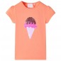 Kinder-T-Shirt Neonorange 128 Kinder-T-Shirt Neonorange 128