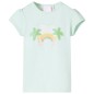 Kinder-T-Shirt Helles Minzgrün 92 Kinder-T-Shirt Helles Minzgrün 92