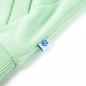 Kinder-Kapuzenpullover mit Reißverschluss Hellgrün 128 Kinder-Kapuzenpullover mit Reißverschluss Hellgrün 128
