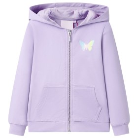Kinder-Kapuzenpullover Lila 104
