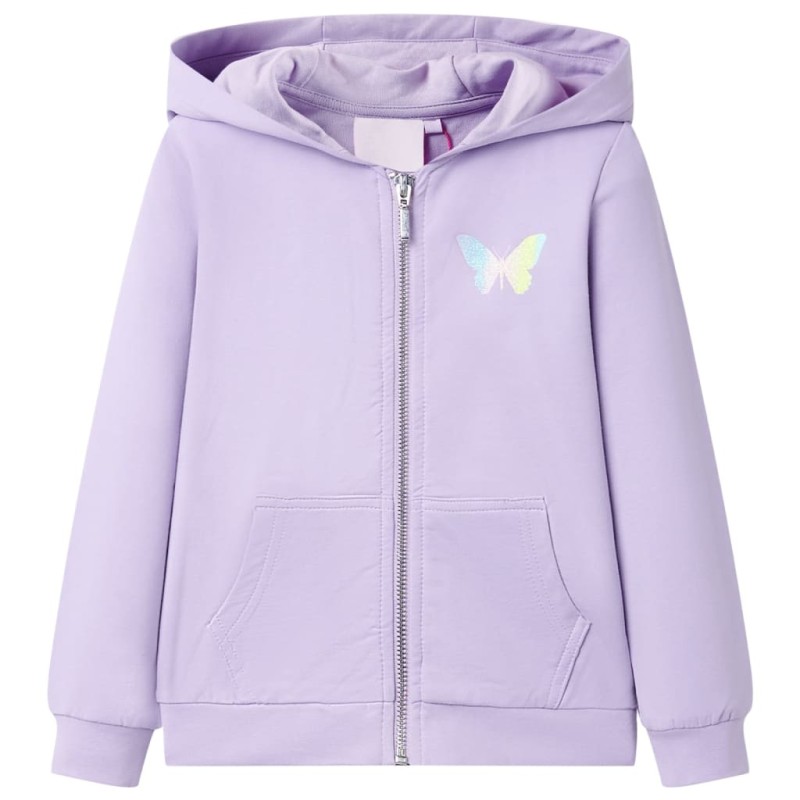 Kinder-Kapuzenpullover Lila 104 Kinder-Kapuzenpullover Lila 104