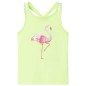 Kinder-Tanktop Neongelb 128 Kinder-Tanktop Neongelb 128