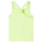 Kinder-Tanktop Neongelb 128 Kinder-Tanktop Neongelb 128