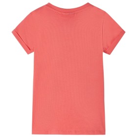 Kinder-T-Shirt Korallenrosa 92