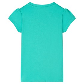Kinder-T-Shirt Minzgrün 92