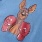 Kinder-Kurzarmshirt Mittelblau 92 Kinder-Kurzarmshirt Mittelblau 92