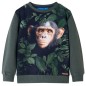Kinder-Sweatshirt Dunkles Khaki 104 Kinder-Sweatshirt Dunkles Khaki 104