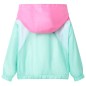 Kinder-Kapuzenjacke mit Reißverschluss Mehrfarbig 92 Kinder-Kapuzenjacke mit Reißverschluss Mehrfarbig 92