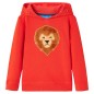 Kinder-Kapuzenpullover Rot 116 Kinder-Kapuzenpullover Rot 116