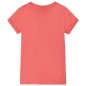 Kinder-T-Shirt Korallenrosa 128 Kinder-T-Shirt Korallenrosa 128
