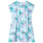 Kinderkleid Ecru und Dunkles Minzgrün 116 Kinderkleid Ecru und Dunkles Minzgrün 116
