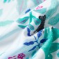 Kinderkleid Ecru und Dunkles Minzgrün 116 Kinderkleid Ecru und Dunkles Minzgrün 116