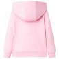 Kinder-Kapuzenpullover mit Reißverschluss Hellrosa 104 Kinder-Kapuzenpullover mit Reißverschluss Hellrosa 104