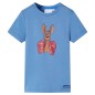 Kinder-Kurzarmshirt Mittelblau 116 Kinder-Kurzarmshirt Mittelblau 116
